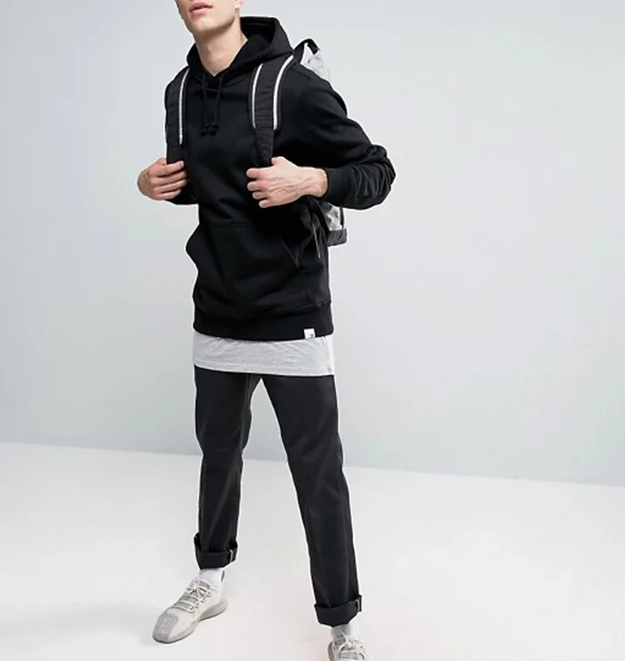 Wholesales 350g Cotton/polyester Pullover With Hood Unisex Hoodie