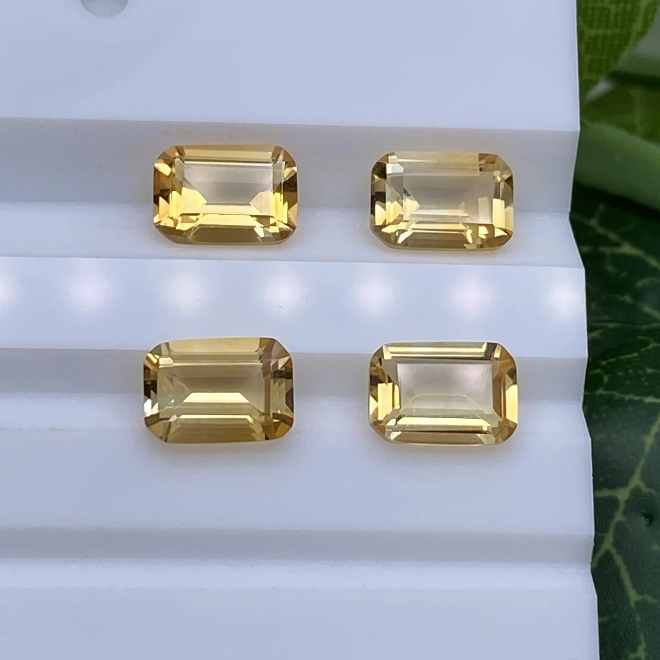 Octagon Shape 5x3mm ~ 18x13mm Good Quality  Loose Gemstones Brazilian Citrine Quartz Stone Price  Jewelry Natural Citrine