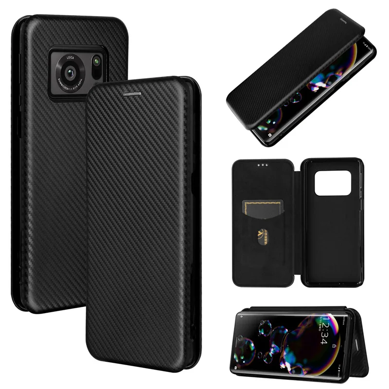 

leather case For Sharp Aquos sense6 R6 SH-51B Sense4 Plus zero 5G Basic Sense3 Lite SH RM12 R5G shockproof leather Bags, 5colors