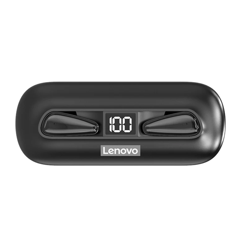 

Limit Discounts Lenovo LivePods XT95 Ultra-thin Portable Wireless Earphones with Charging Box, Black, white