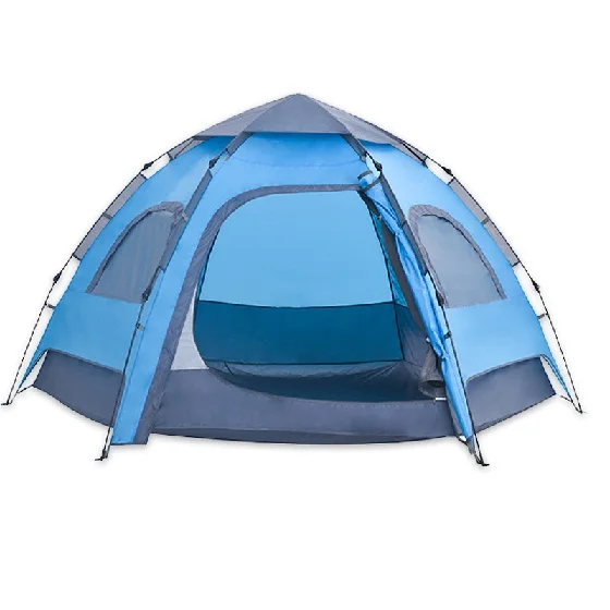 

High Quality And Fast Assembling Outdoor Camp Thickened Tent, Blue