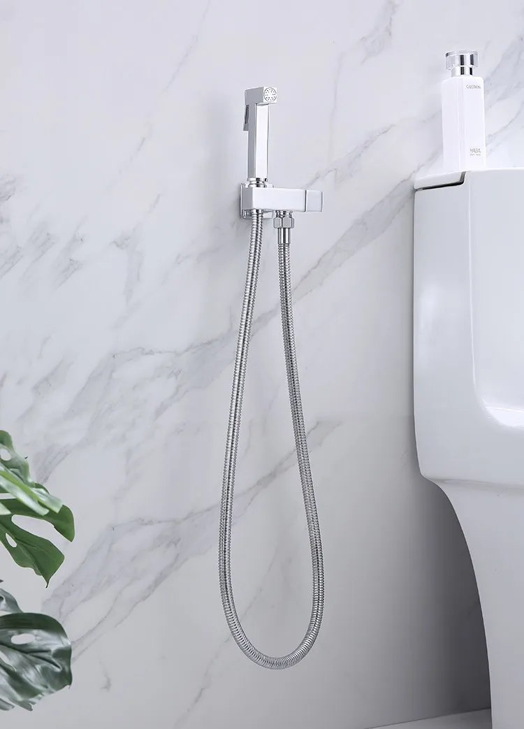 brass-bidet-sprayer-058-chrome-finish-marble-wall-toilet-complete-installed-view