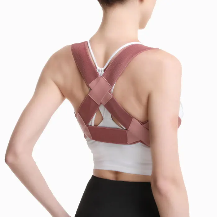 

Comfortable Back Shoulder Straightening Adjustable Posture Corrector, Black ,pink