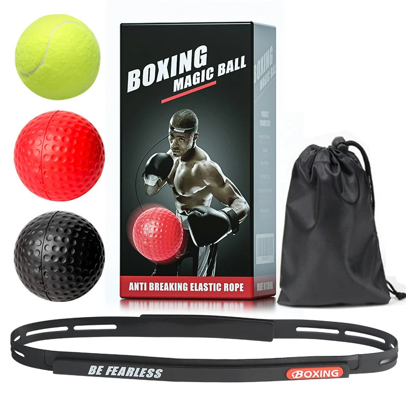 
Home Gym Equipment Exercise Fitness Punching Ball Headband Boxing Reflex Ball Speed Training 