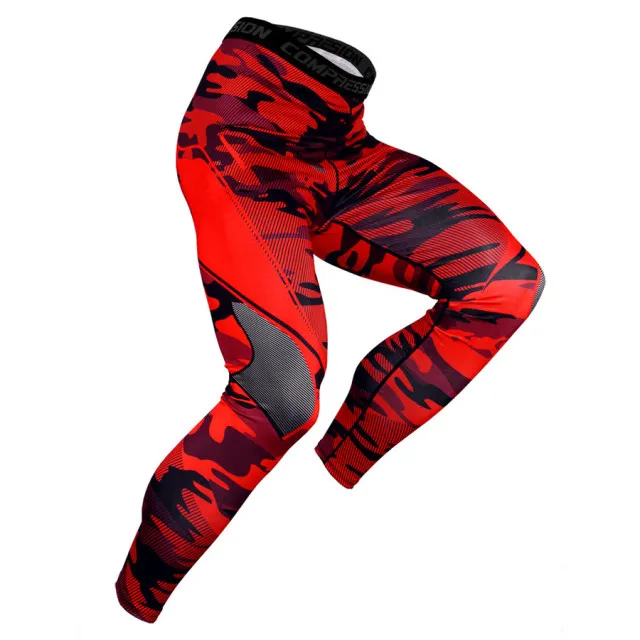 

Factory OEM high quality customized gym wear men sports leggings mens compression tights yoga pants active wear joggers
