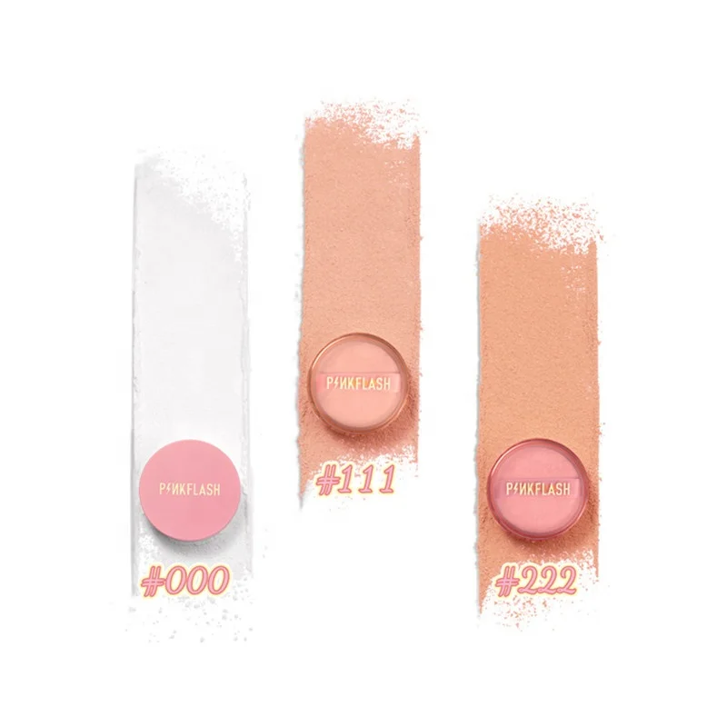 

3 Styles Oil Control Waterproof Sweatproof Matte Natural Loose Powder Like Smoke Set the Makeup Fixed Pressed Powder puff