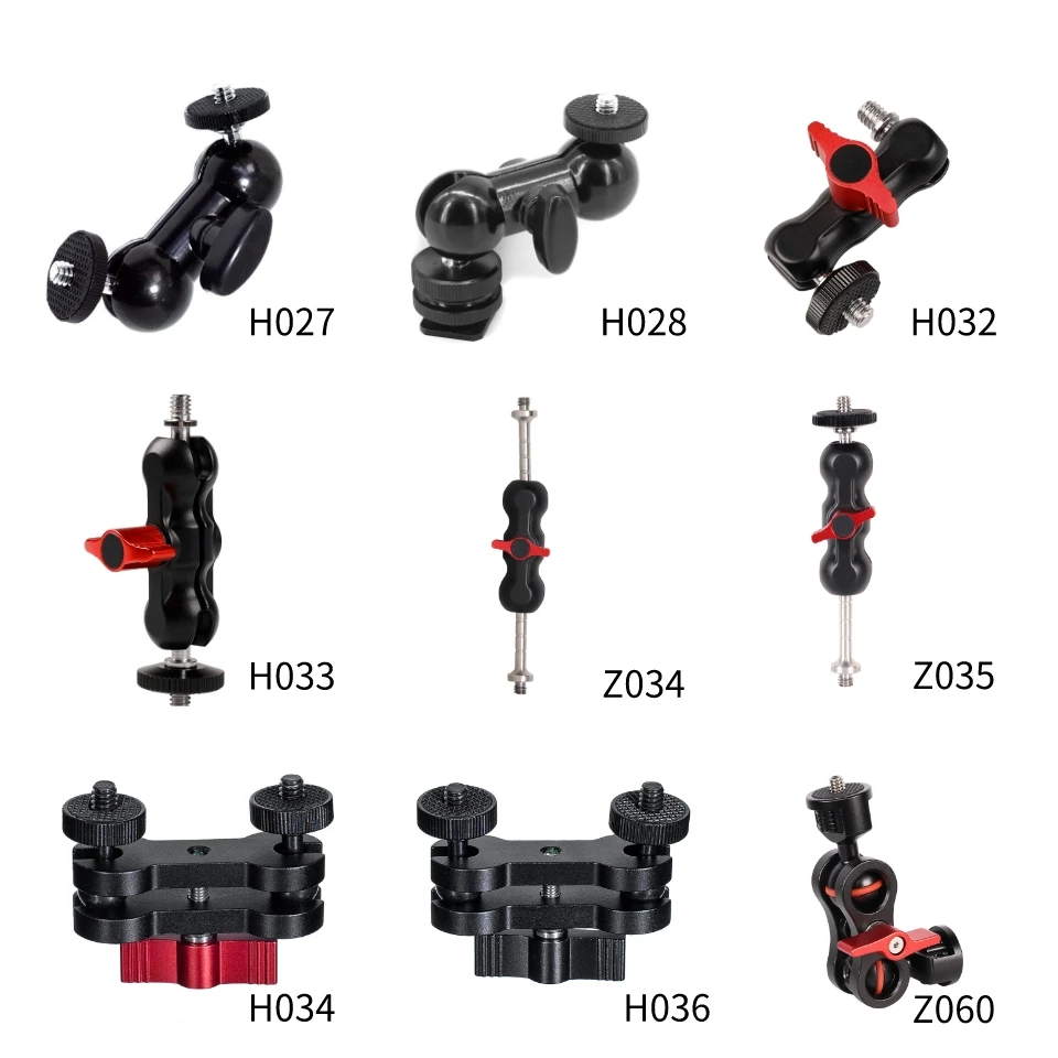 

Kaliou 360 Rotating 1/4 Screw Aluminum Alloy Multi-function Articulating Ball Head Mount Crab clamp Adapter Magic Arm