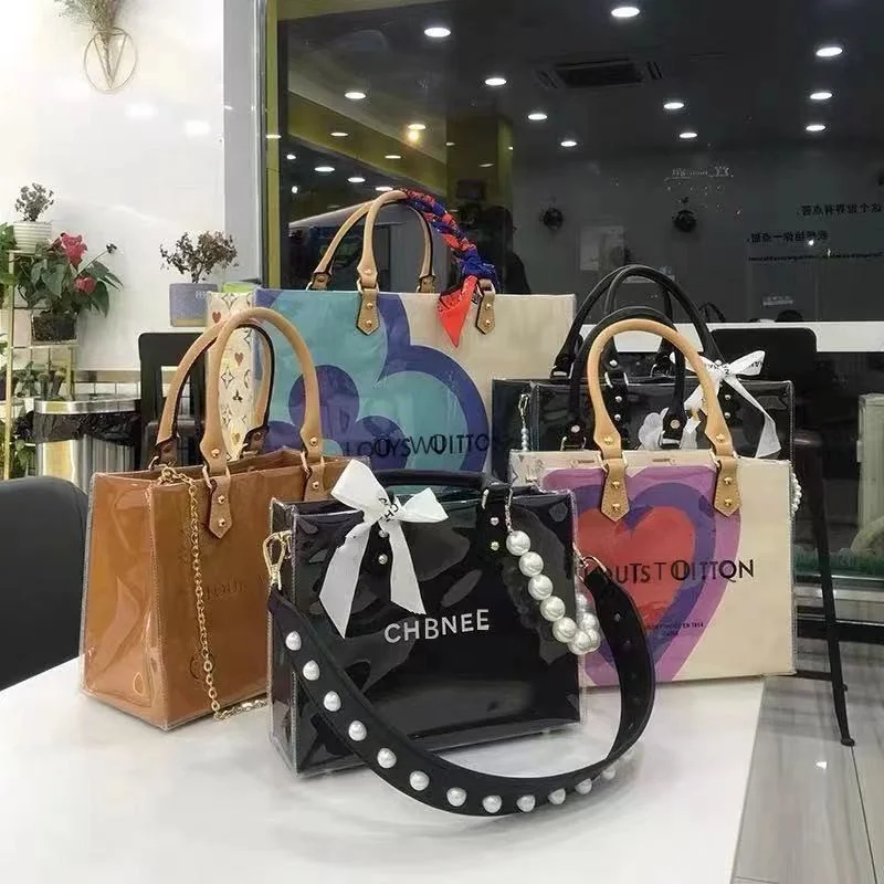 

wholesale handbags ladies women dust bags for handbags luxury bags women luxury purses rivet jelly handbag, Color