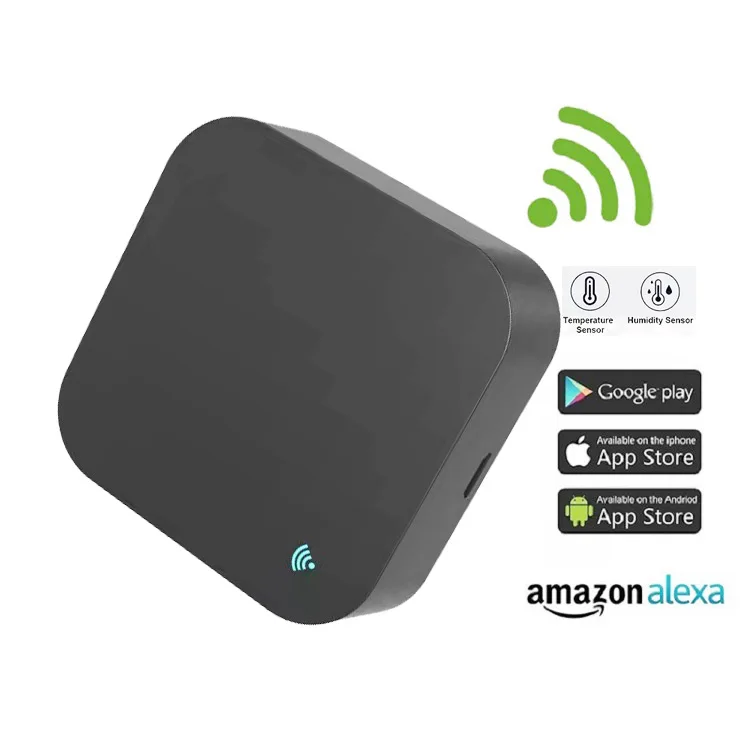 

best mini tuya controller rf infrared ir to wifi remote rm control pro for universal alexa google home smart life, Black