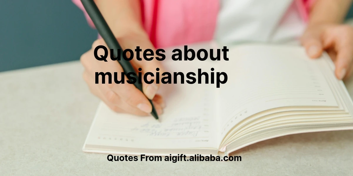 quotes about musicianship