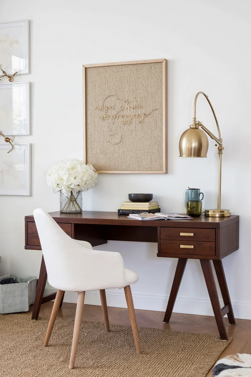 Classic Elegance Office with Walnut