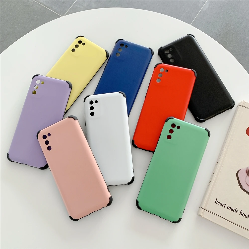 

IMD ShockProof Case For Samsung Galaxy A21S M21 M21S M31 M30S F41 A217F M215F M315F Camera Protective Phone Cover Funda Coque, Watercolor planting colors