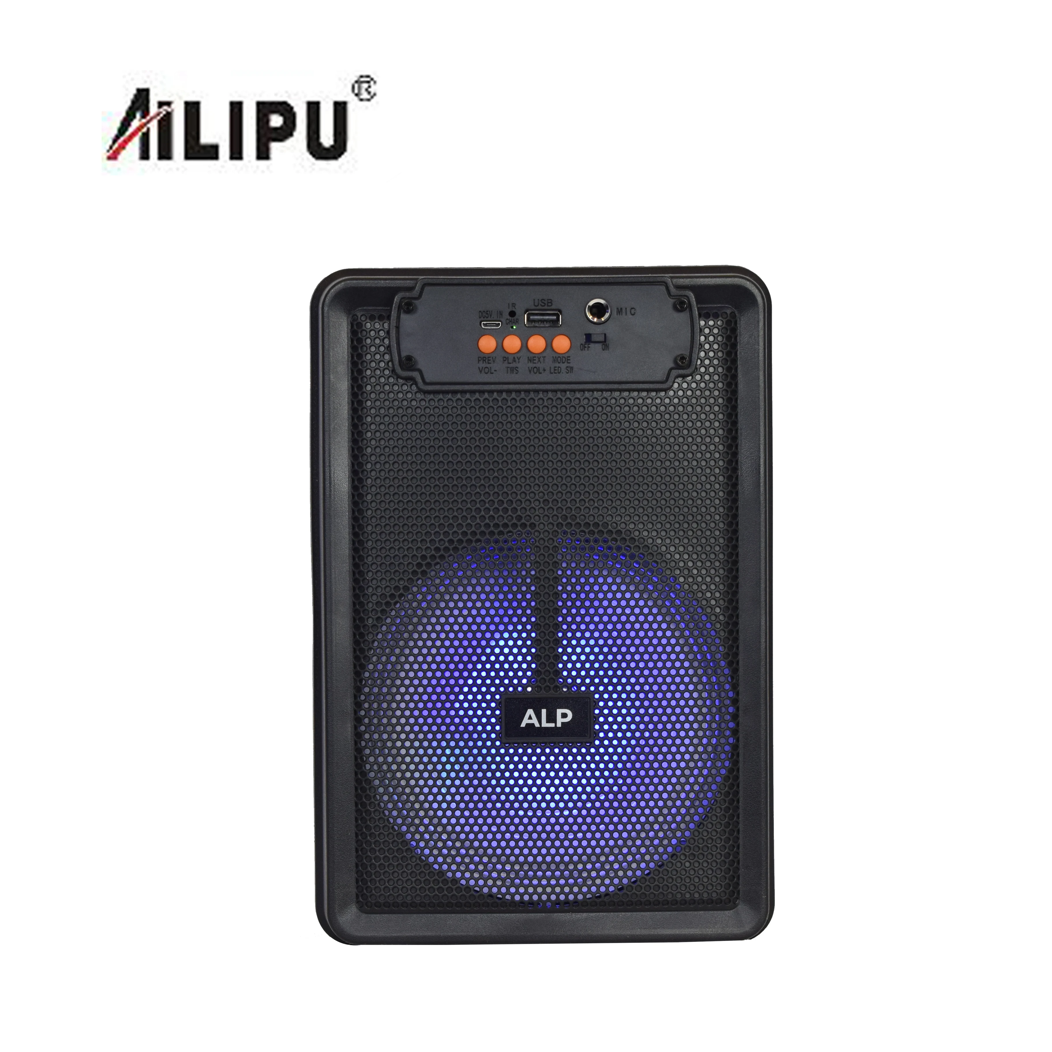 

2021 New model 6.5 inch high performance low cost portable speaker with FM, Black/blue/red
