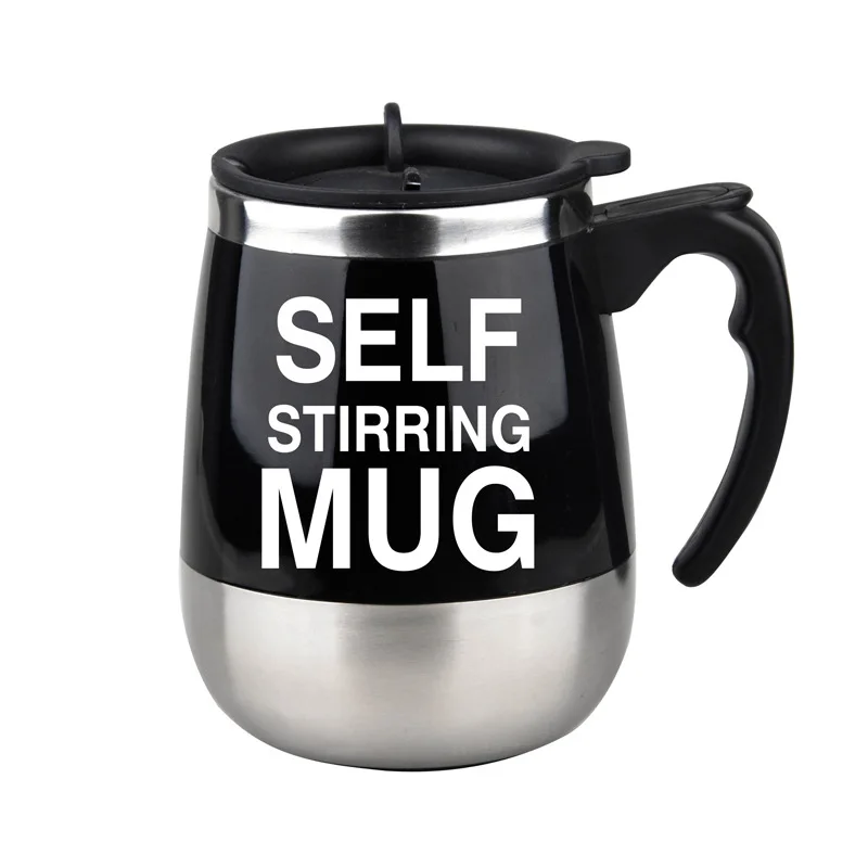 

450ml 15oz Battery Operated Update Self Stirring Mug Auto Self Mixing Stainless Steel Cup To Stir Your Coffee Tea, Chocolat