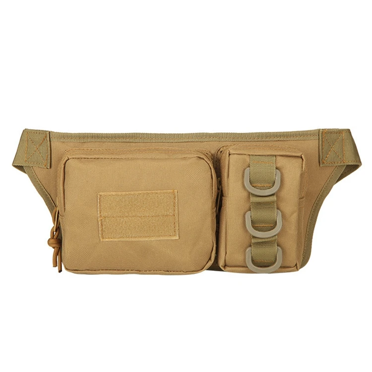 

Tactical waist bag camouflage US military 3p tactical waist pack outdoor climbing cycling running sports pocket, Black, army green, khaki, camouflage