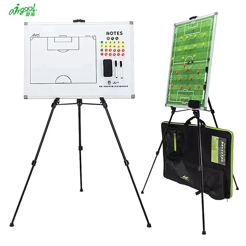 

Football magnetic coaching board  vertical tactical board, Green