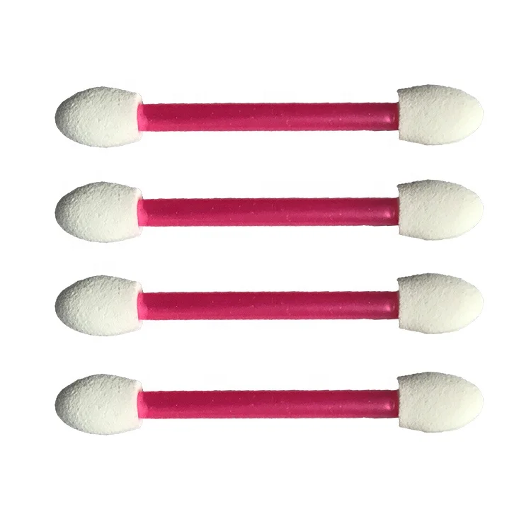 
Factory Direct Selling Cheap Disposable Double Side Eyeshadow Sponge Applicator With Foam Tip 
