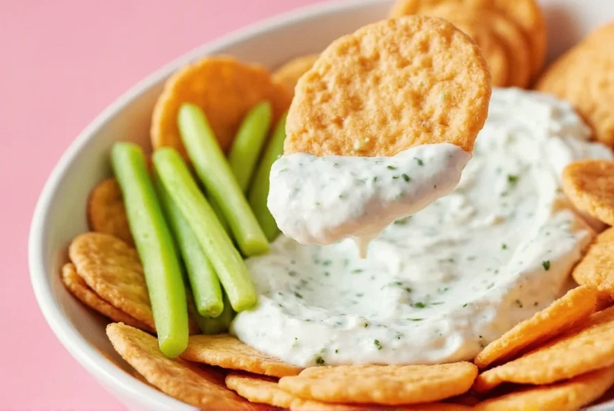 Homemade ranch dip mix in a glass jar