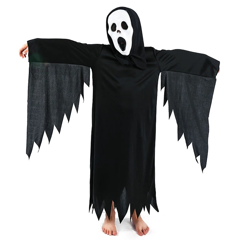 

OEM welcomed scream ghost costume children halloween skeleton costumes vampire costume cosplay ghost bride, As picture