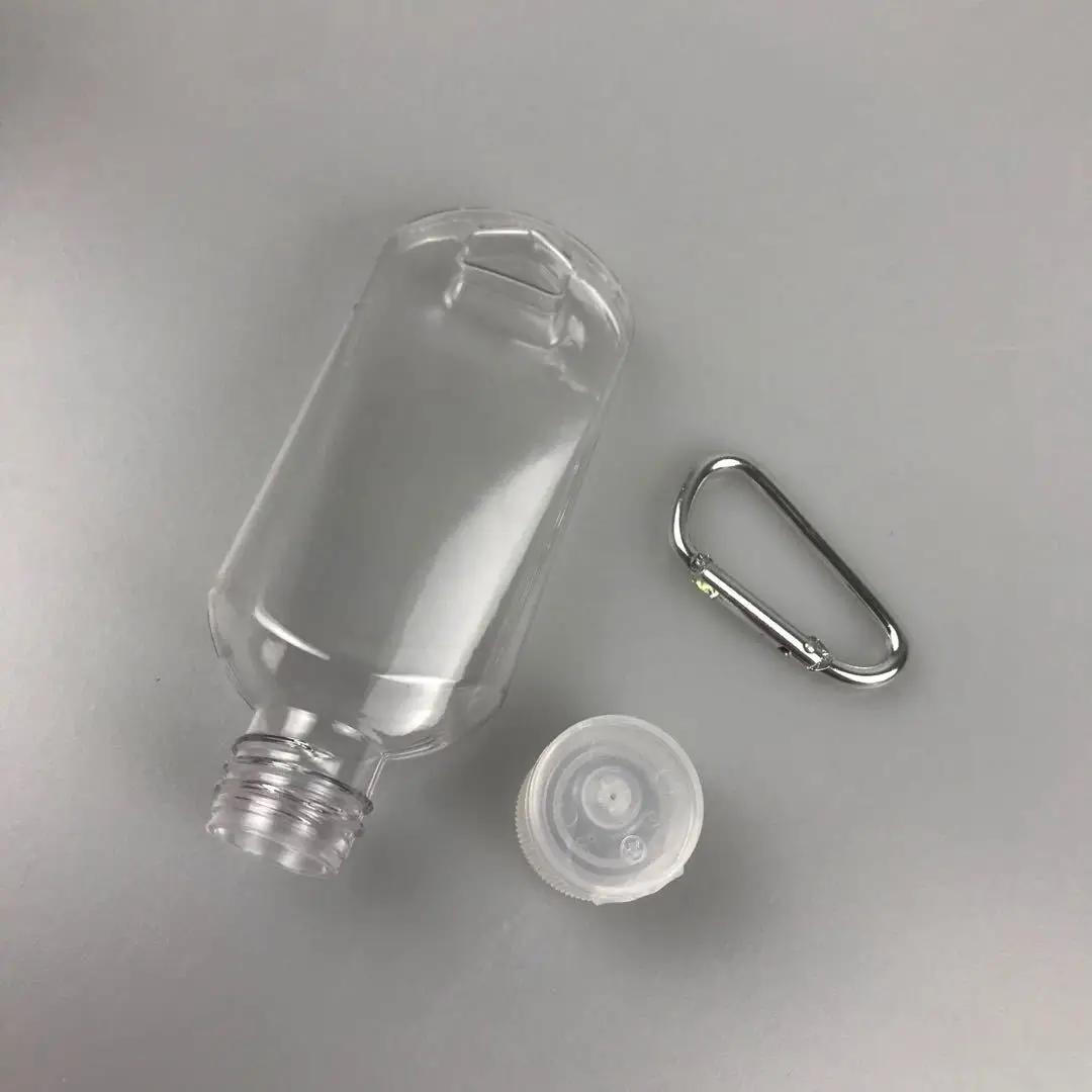 30ml 50ml Empty Bottle Pvc Petg Plastic Hand Sanitizer Bottle With