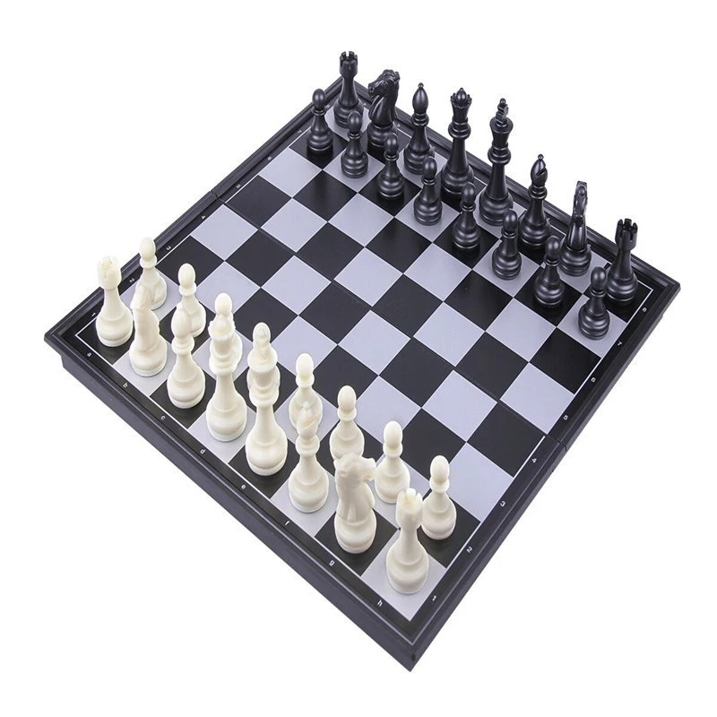

Private Label Magnet Chess Board Game Set Desktop Toys Plastic Classical Educational Toys Set International Chess Board for Kids