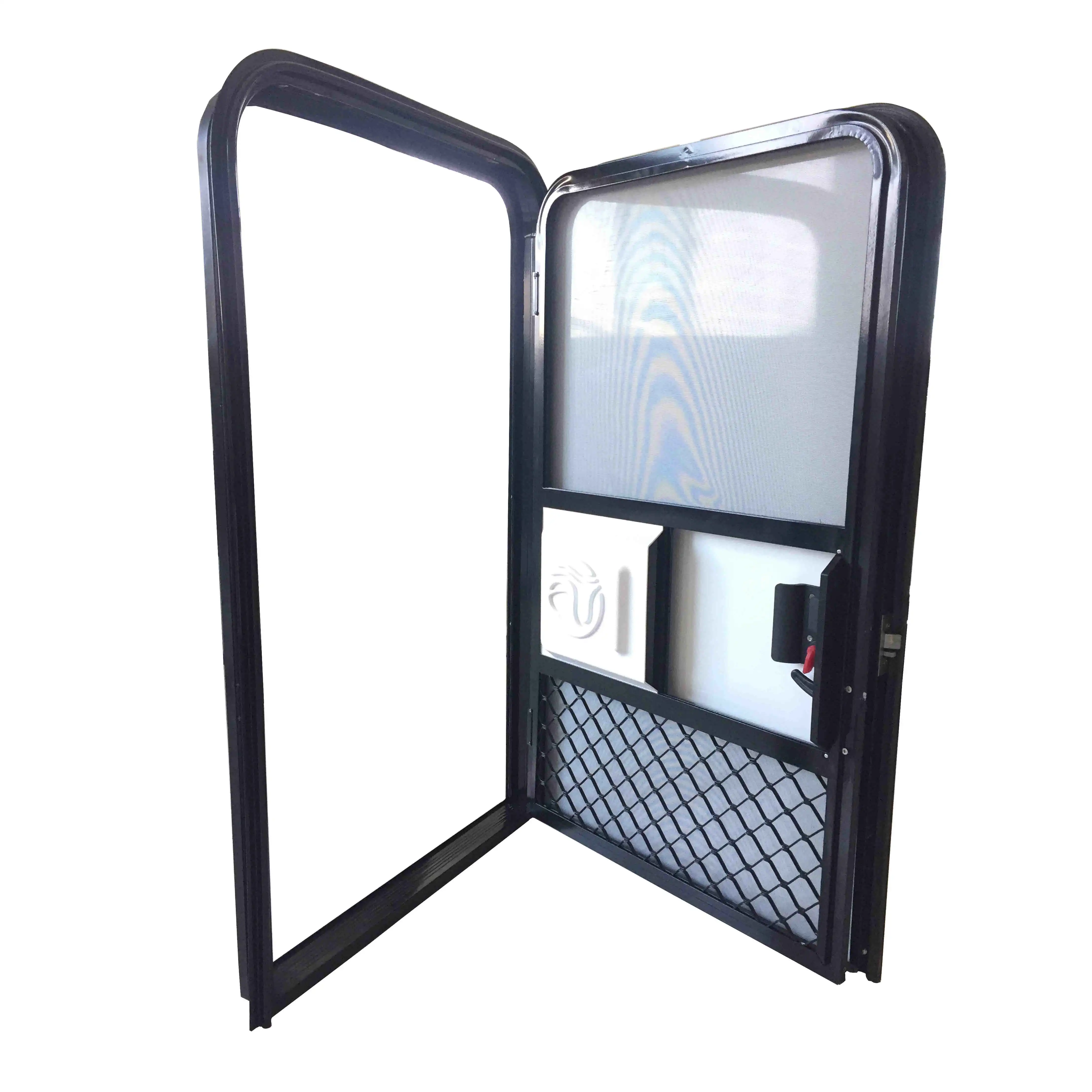 

RV Entry Door,Motor Home Entry Door, rv&caravan&motorhome door, Black/white