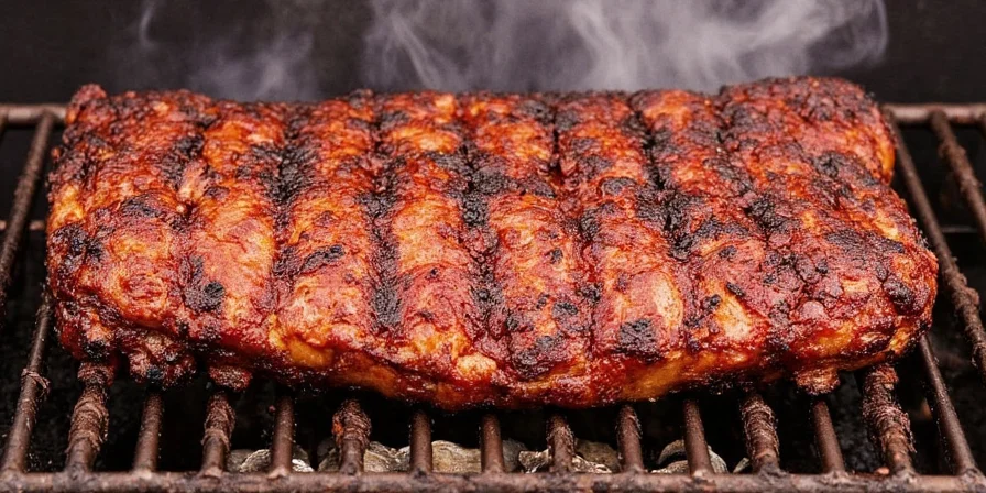 Checking Ribs Temperature