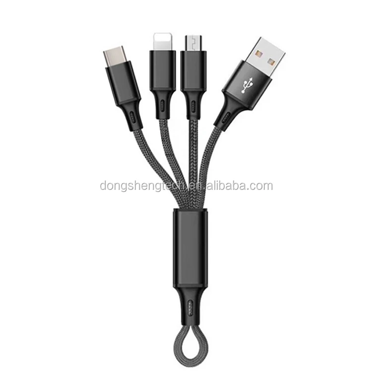 Easter Russian Fresh Khaki Eggsthe Square Three-in-One USB Cable is A Universal Interface Charging Cable Suitable for Various Mobile Phones and Tablets 