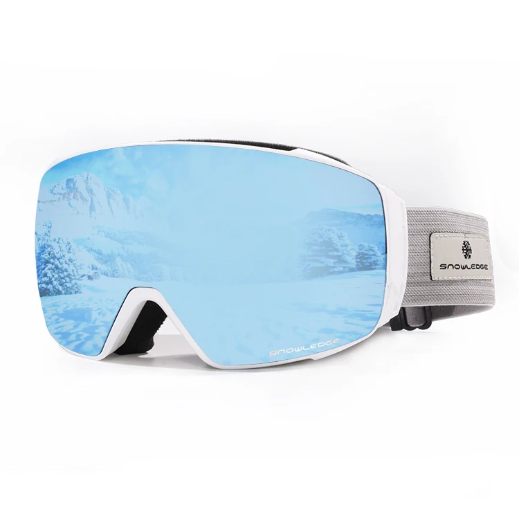 HUBO Sports Outdoor Wholesale Custom Toric Lens Snow Goggles Anti Fog Ski Glasses Magnetic Snowboard Goggles