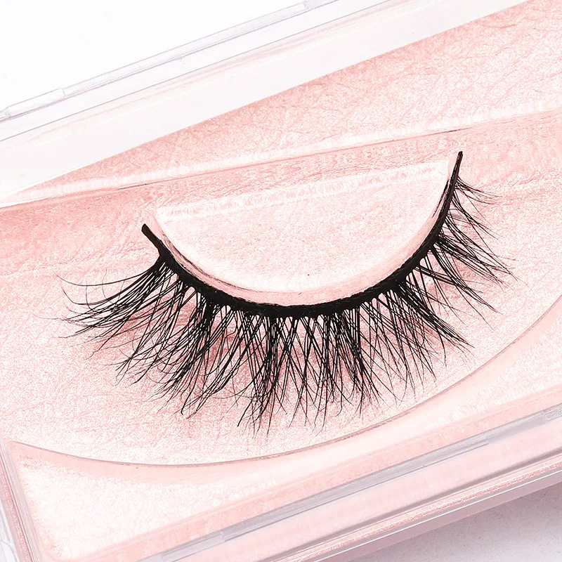 

Fluffy Mink Lashes Short Messy Wispy Natural Eyelashes 10mm-18mm Hamdmade Real 3D fluffyy short mink lashes