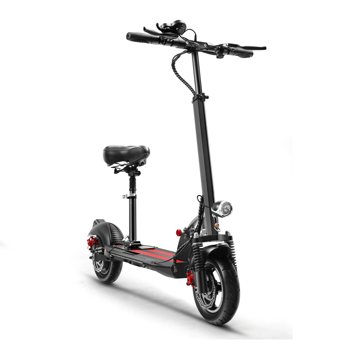 

EU UK Germany warehouse 10 inch long range e scooter electric scooters electric-scooter with seat for adult, Black