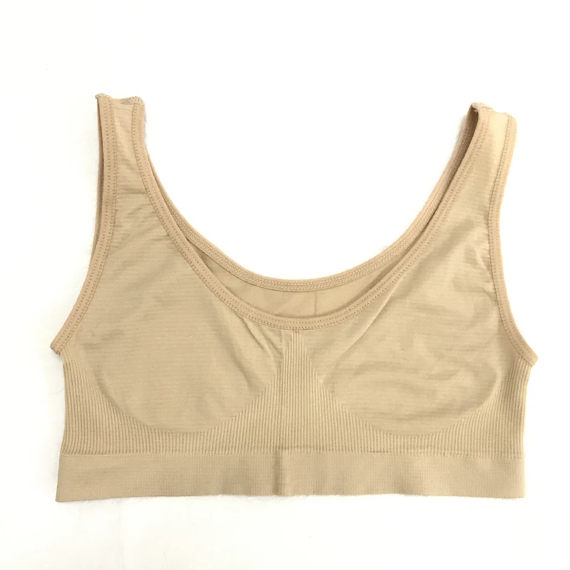 Wholesale women and kids Teen girls seamless bra without padded