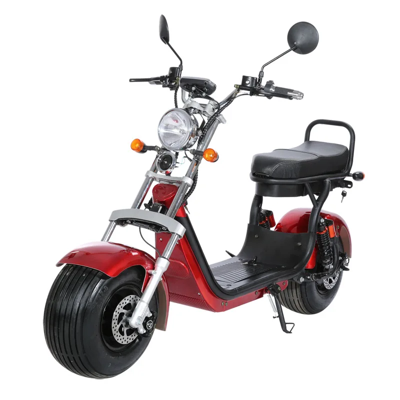 

40AH Electric Citycoco Scooter 45km/h 60KM Range City coco Chopper Motorcycle with EEC COC, Holland Warehouse Shipping, Black