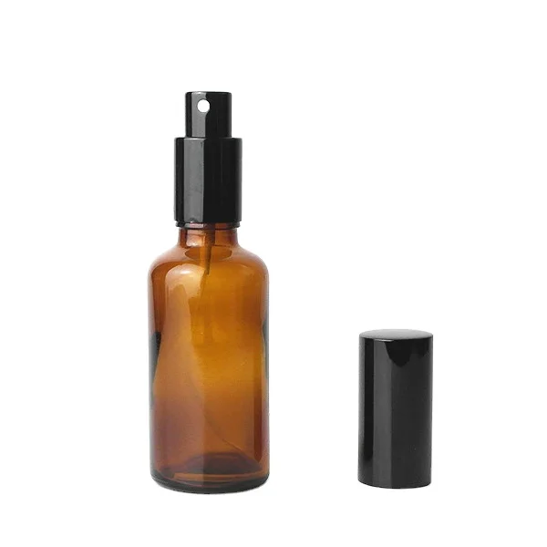 

China supplier empty amber glass spray bottle for essential oil