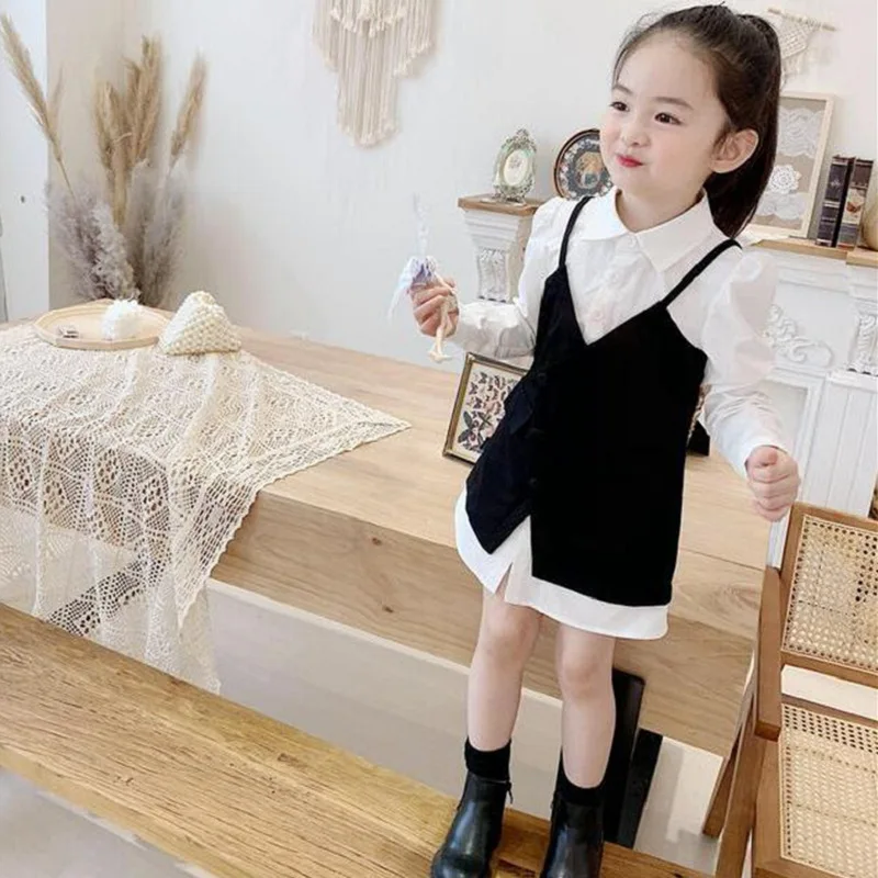 

Toddler Dresses Girls Baby Clothes Girl Solid Color Short Sleeve Dresses Princess Skirts Princess Dresses, Picture show