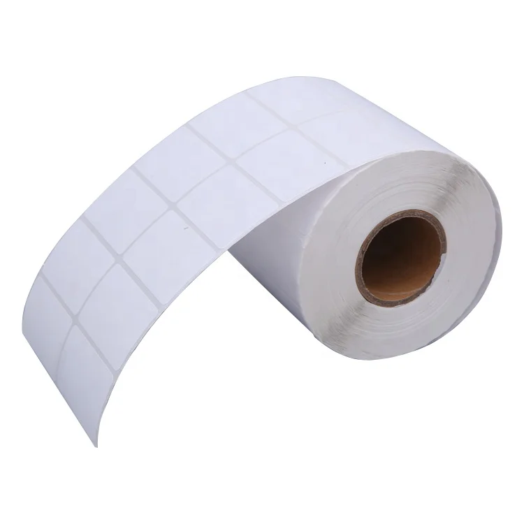 5000 Labels On Roll 30x20mm White Blank Self Adhesive Thermal Transfer Stickers 