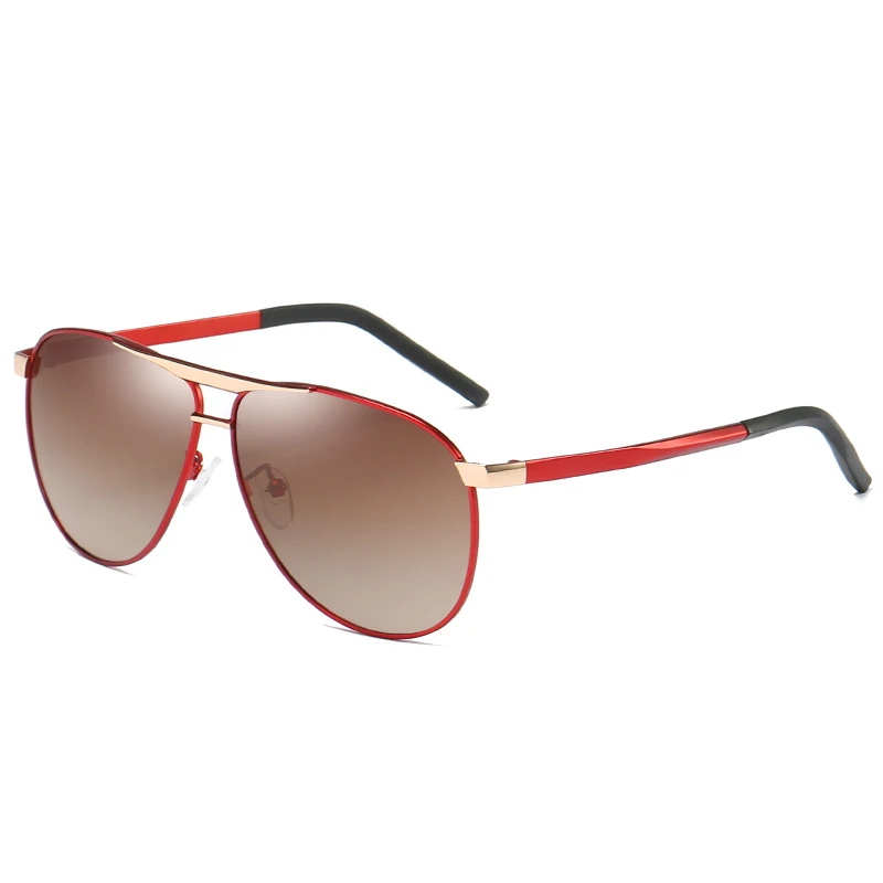 

6056 wholesale men's new metal polarized fashion square sunglasses for custom, Picture colors