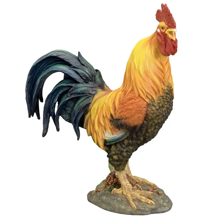 resin rooster