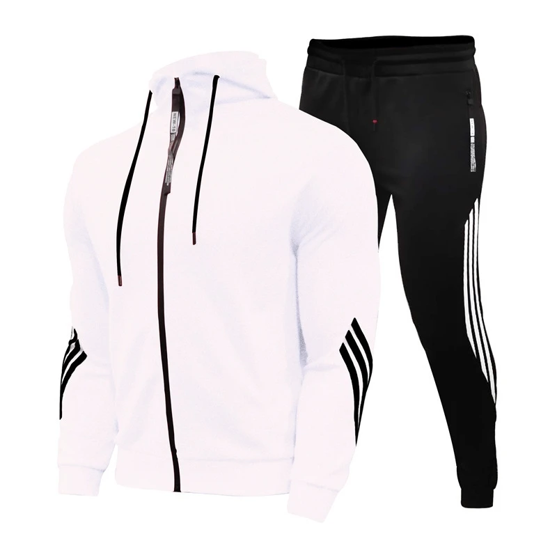 

Custom High Quality Blank Sweat Suits Men Sweat With Pocket Tracksuits Set Blank Jogging Suits Men sweatsuit Training clothes, 6 colors