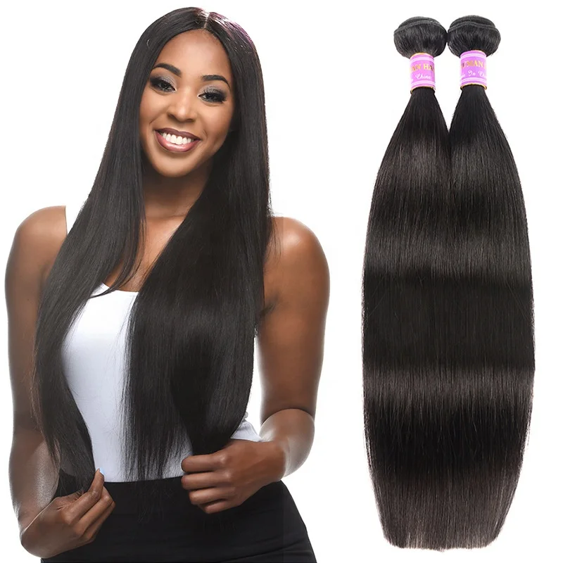 

Natural Straight Brazilian Human Hair Bundles Hair Extension Real Human Hair, Pics