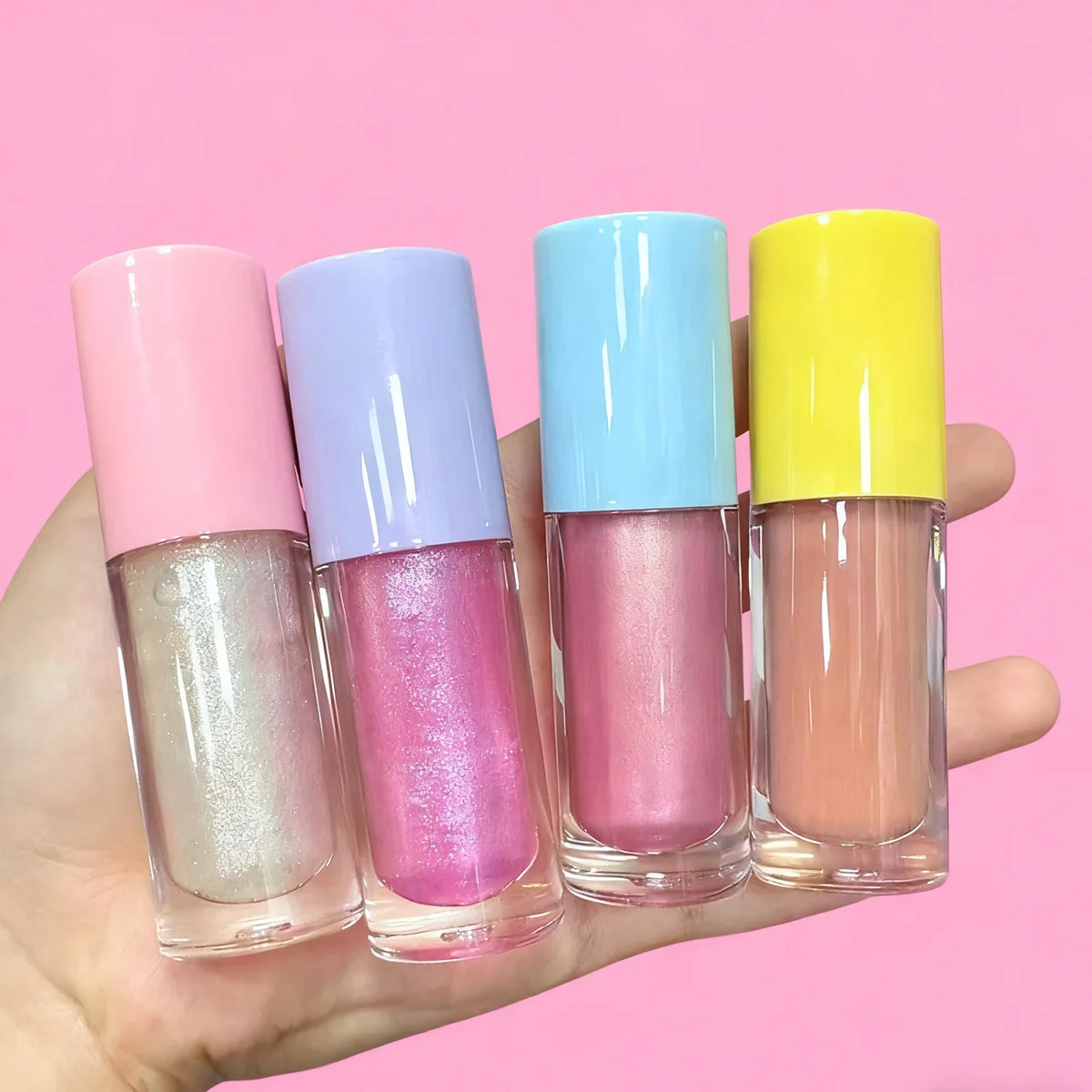 Lipgloss Vendor Wholesale Bulk Moisturizing Glossy Shimmer Lip Gloss Vegan Cruelty Free Pigment Private Label Lipgloss