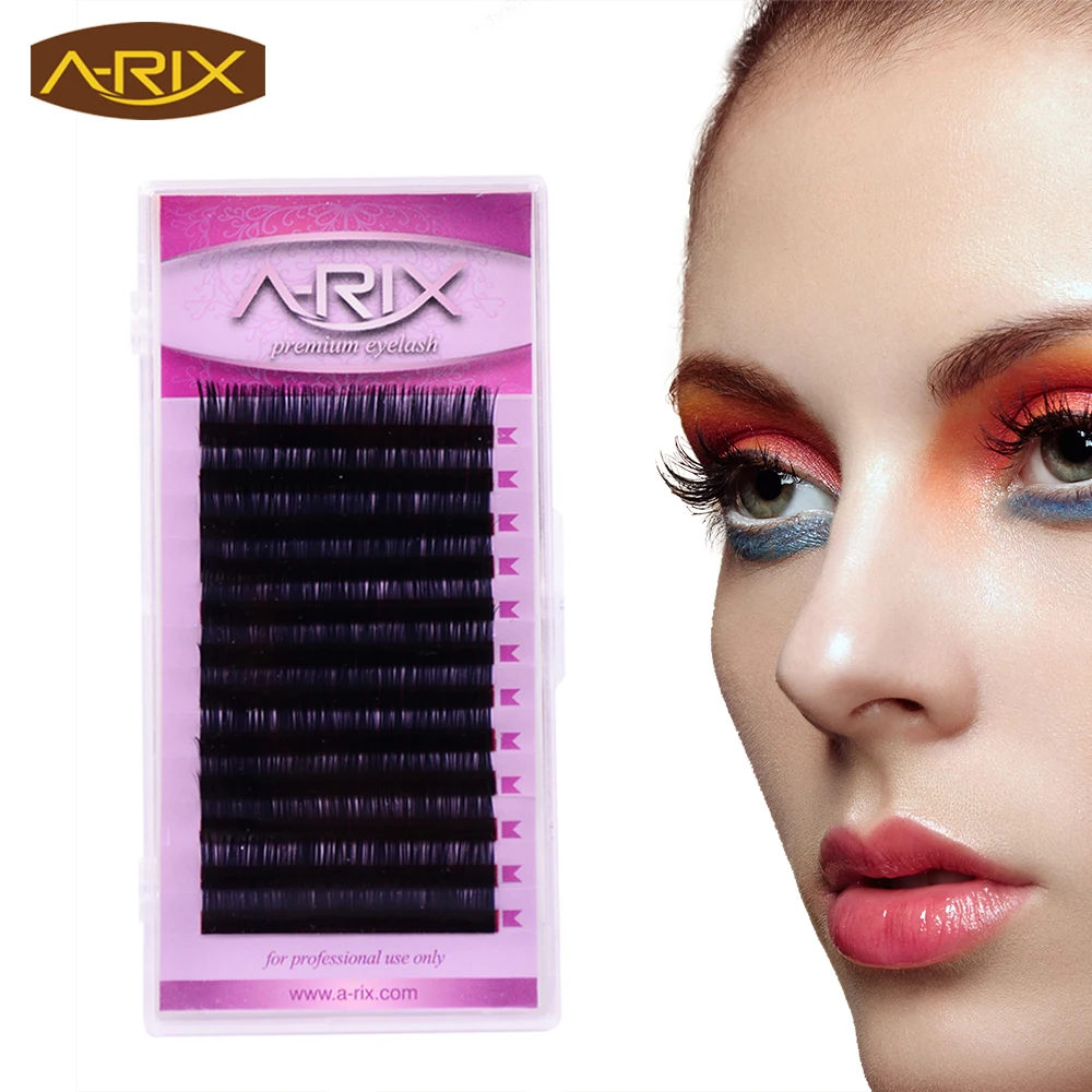 

Hot Selling Premium Eyelash Extension, Black,double tone,colorful(11 kinds of color)