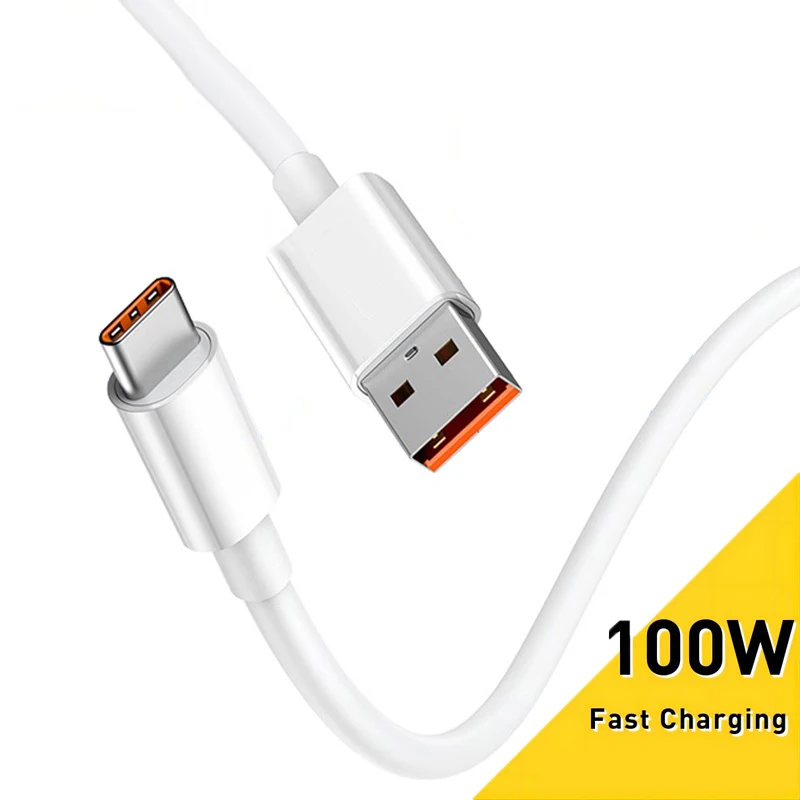 Usb Type-C Fast Charging Cable Tipo C 100W 5A Data Cable Usb C Charging Cable