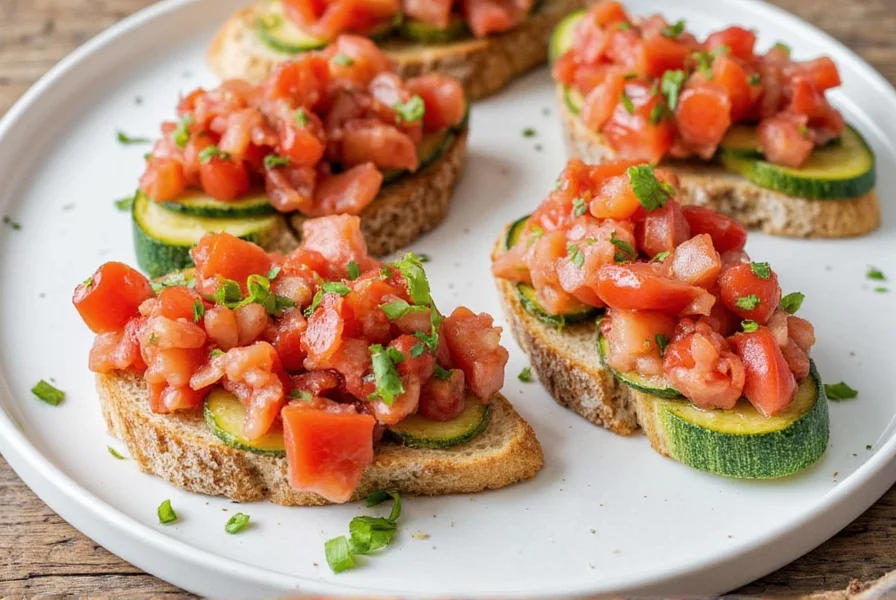 Bruschetta toppings ready in mason jars