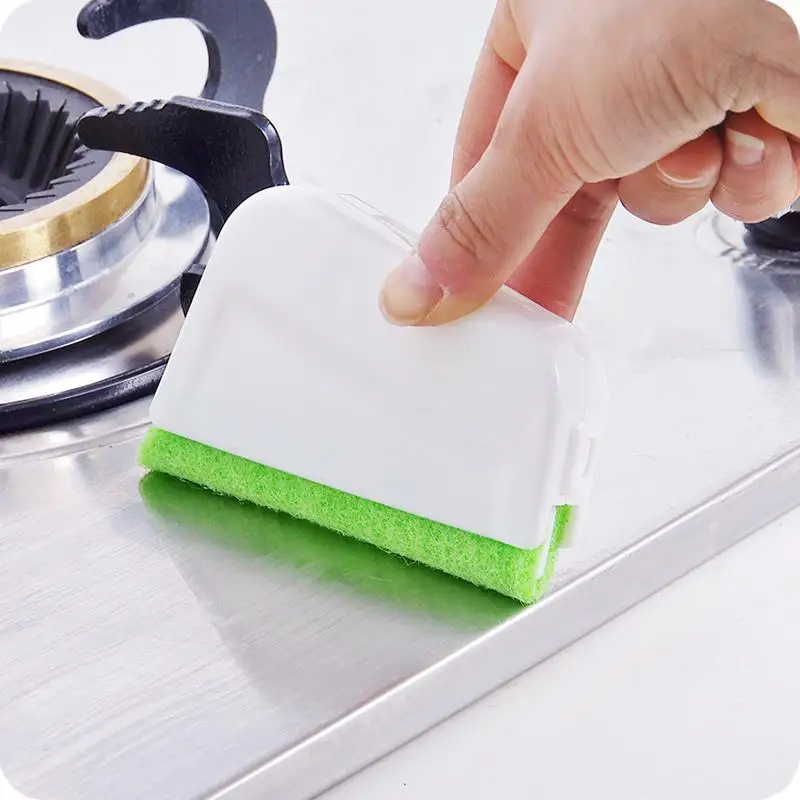 

1 Set Of Window Slot Cleaning Brush Corner Crack Window Cleaner Bathroom Kitchen Floor Crack Household Cleaning Tool Device