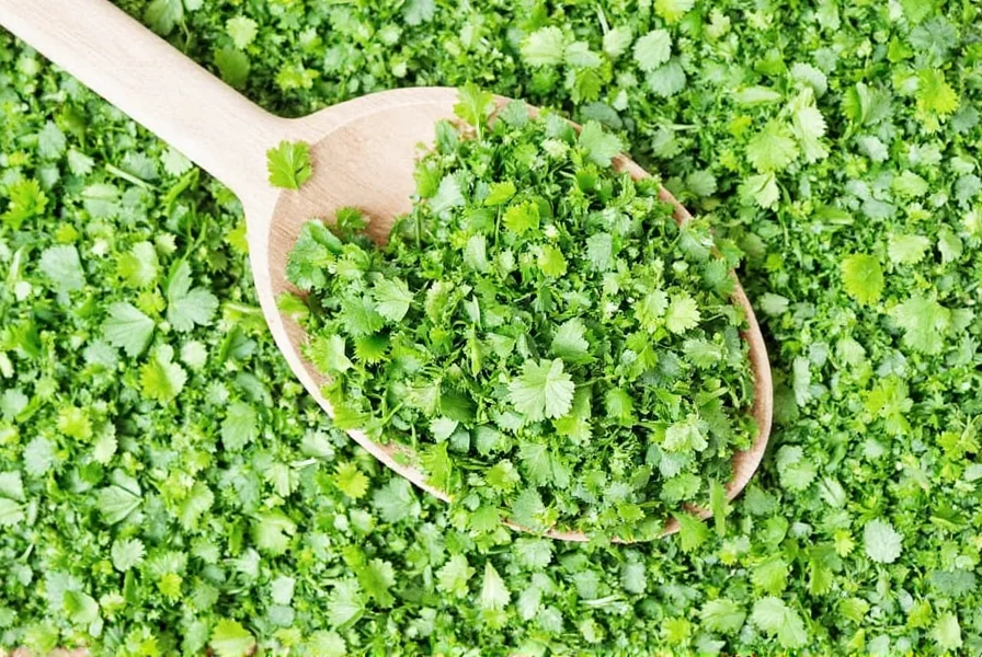 Parsley Flakes on Parmesan