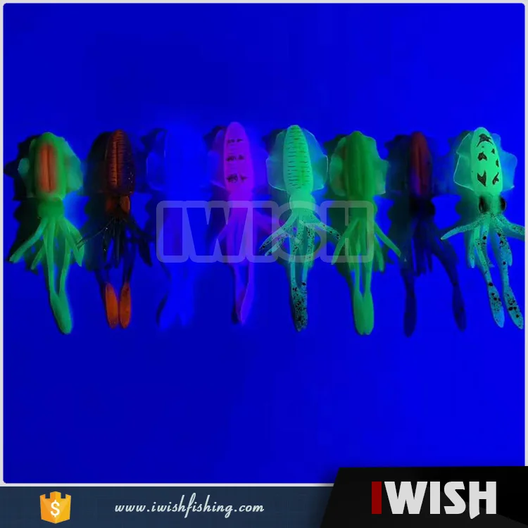 Iwish Fishing Wholesale Luminous Squid Fishing Lures For Sale Buy