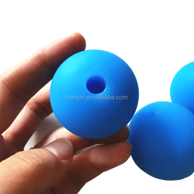 Customized Silicone Drum Mallets Beater Ball Rubber Bouncing Machine Balls Hard Rubber Ball With