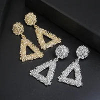 

Wholesale gold hoop Drop Dangle Earring For Women Jewellery Geometric Earrings