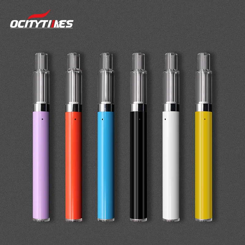 

Visible Full glass CBD Vaporizer OG03 CBD Rechargeable Pen Vape E-cigarette, Black/silver/oem color